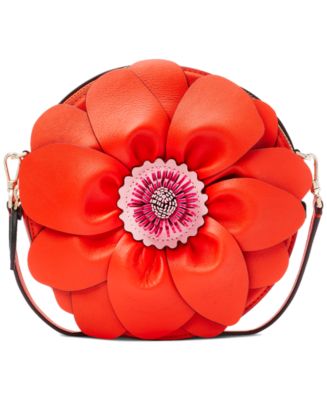 kate spade new york Petal Smooth Leather 3d Flower Crossbody