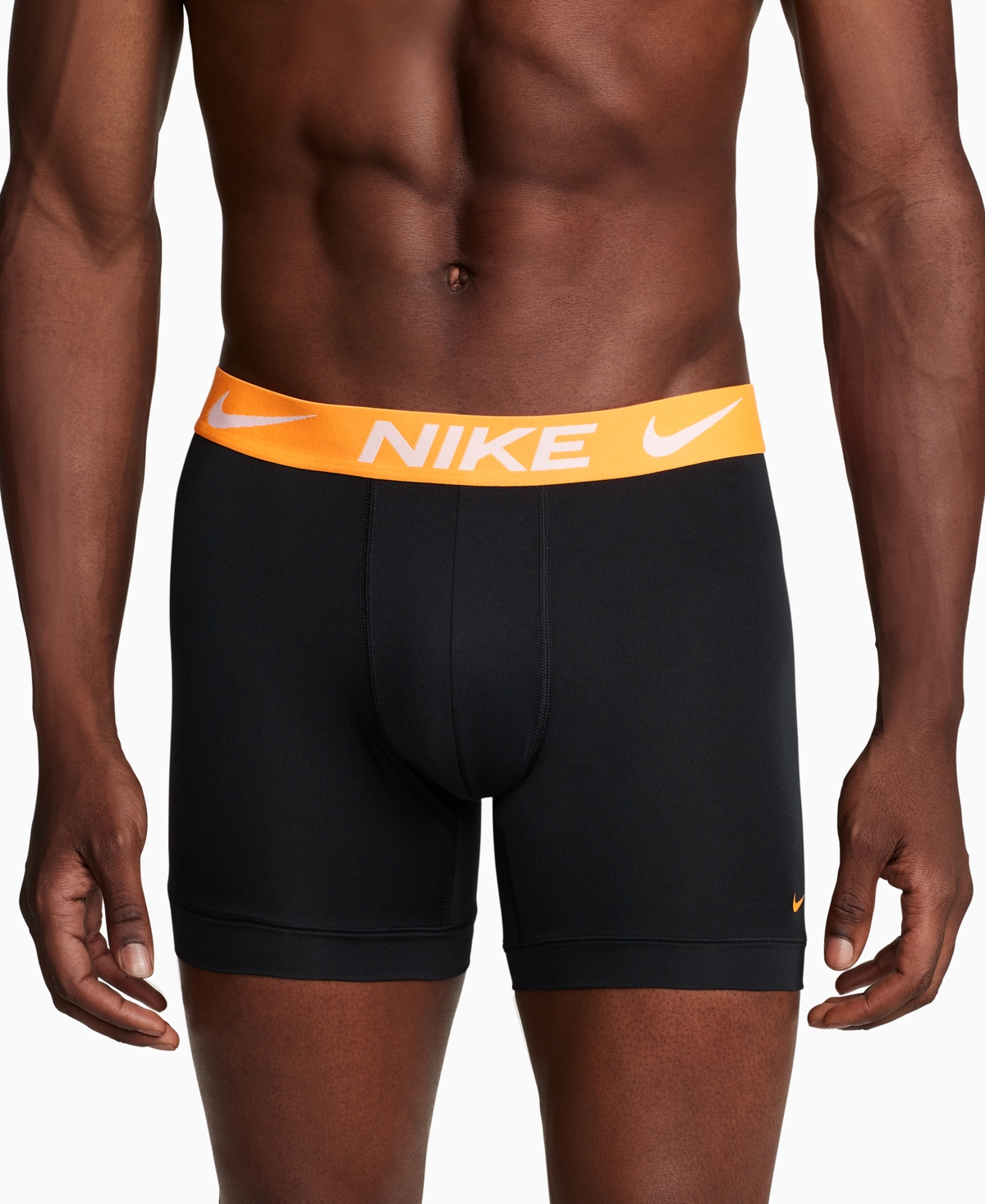 Nike Men's 3-pk. Dri-fit Essential Micro Boxer Briefs In Black Bodies ...