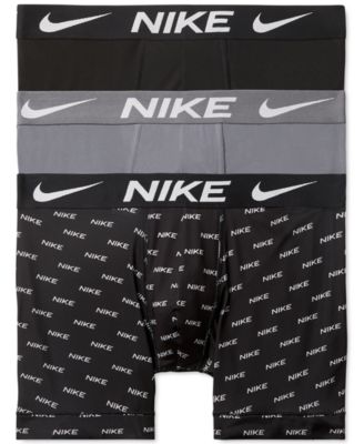 나이키 Nike Mens 3-Pk. DRI-Fit Essential Micro Boxer Briefs
