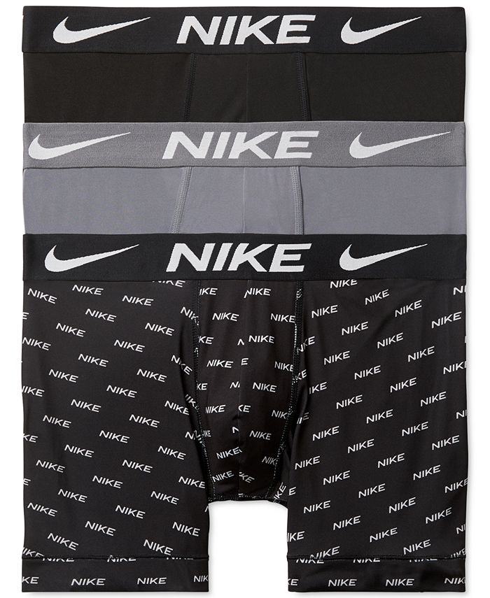3 Pack Nike Mens Boxers Flex Micro Briefs Trunks Dri-Fit Underwear