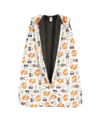 Baby Boys Little Plush Mink & Sherpa Convertible Sleep Solution