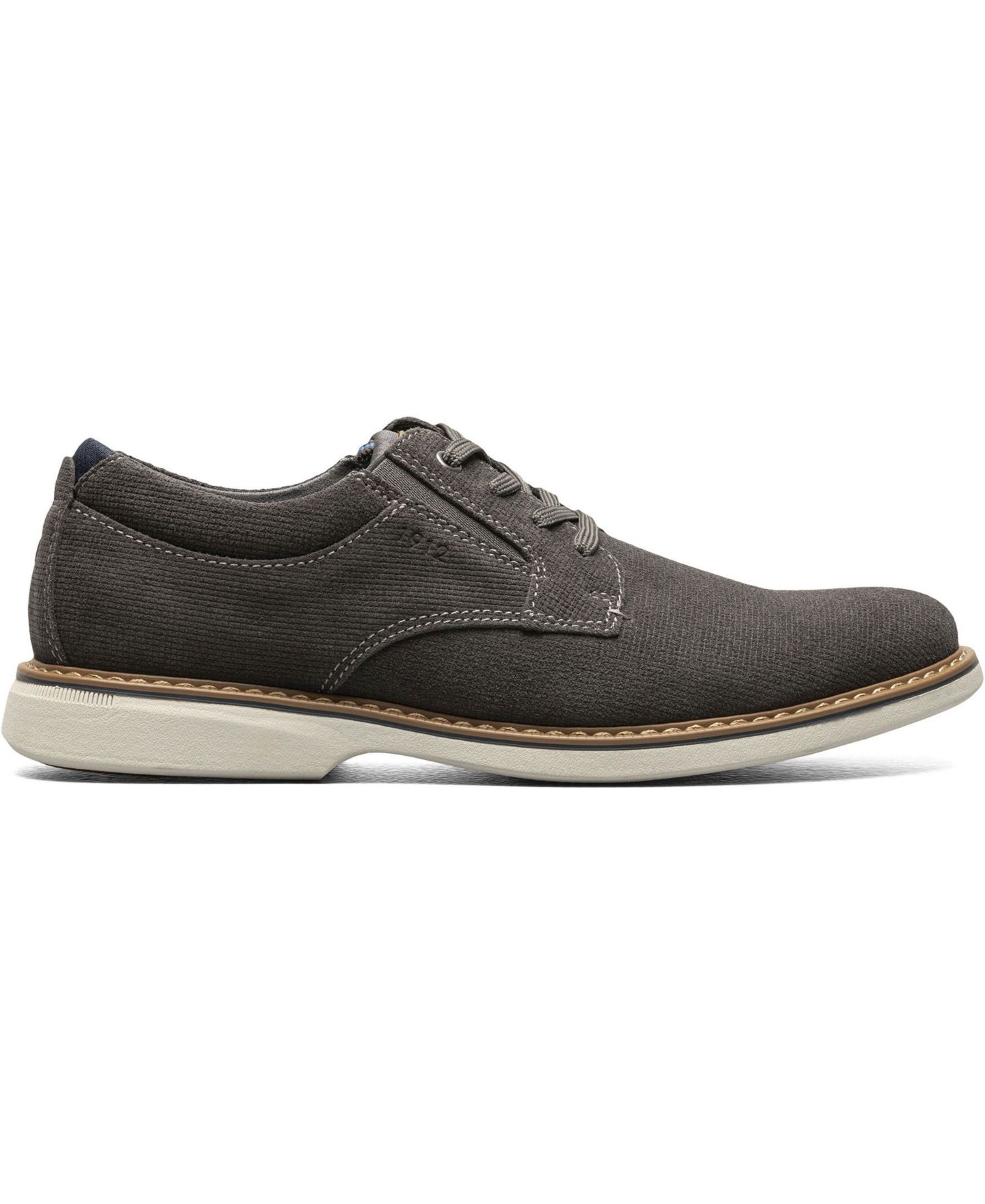 Обувь Nunn Bush Men's Otto Plain Toe Lace Up Oxford, цвет: Серый — фото 2