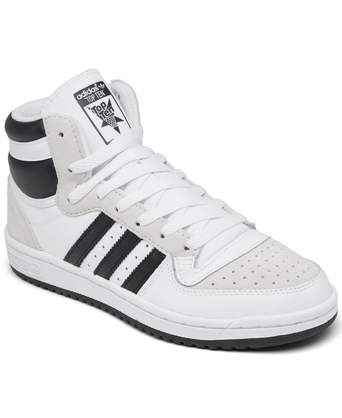 adidas Big Kids Top Ten Mid Top Casual Sneakers from Finish Line - Macy's
