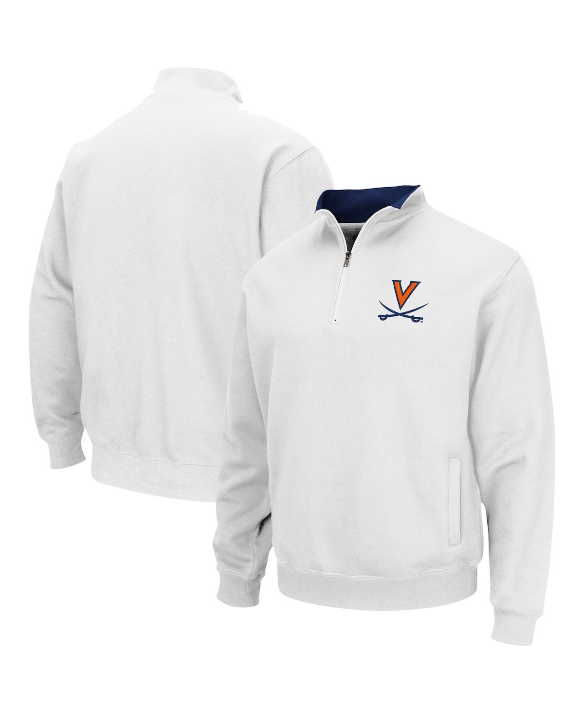 Men's Virginia Cavaliers Tortugas Team Logo Quarter-Zip Jacket - Heather Gray