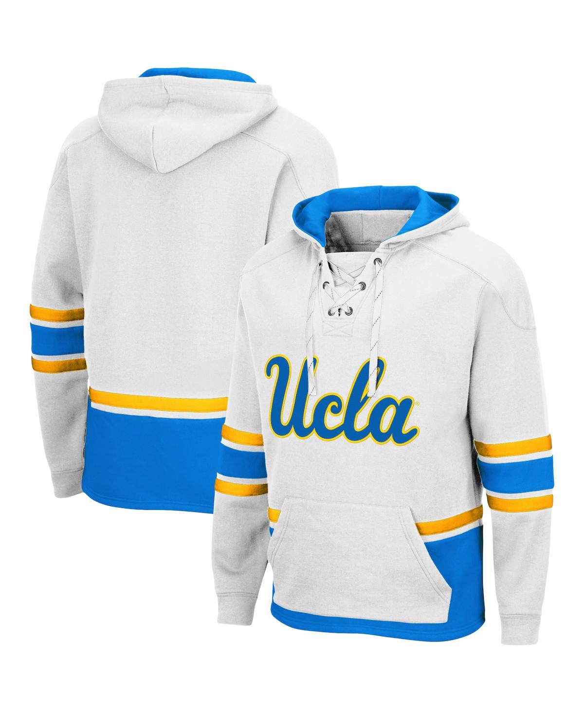 Shop Colosseum Men's  White Ucla Bruins Lace Up 3.0 Pullover Hoodie