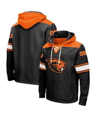 Men's Black Oregon State Beavers 2.0 Lace-Up Hoodie