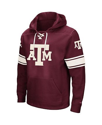 Colosseum Men s Maroon Texas A M Aggies 2.0 Lace Up Logo Pullover
