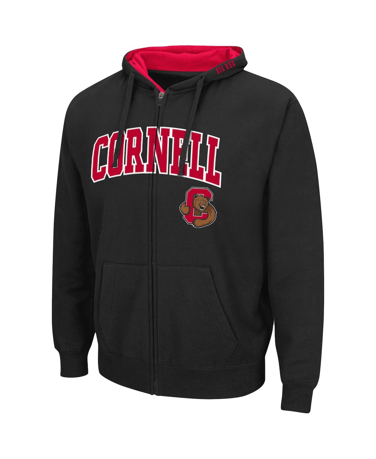 Colosseum Men's Cornell Big Red Arch Logo 3.0 Full-zip Hoodie In Red