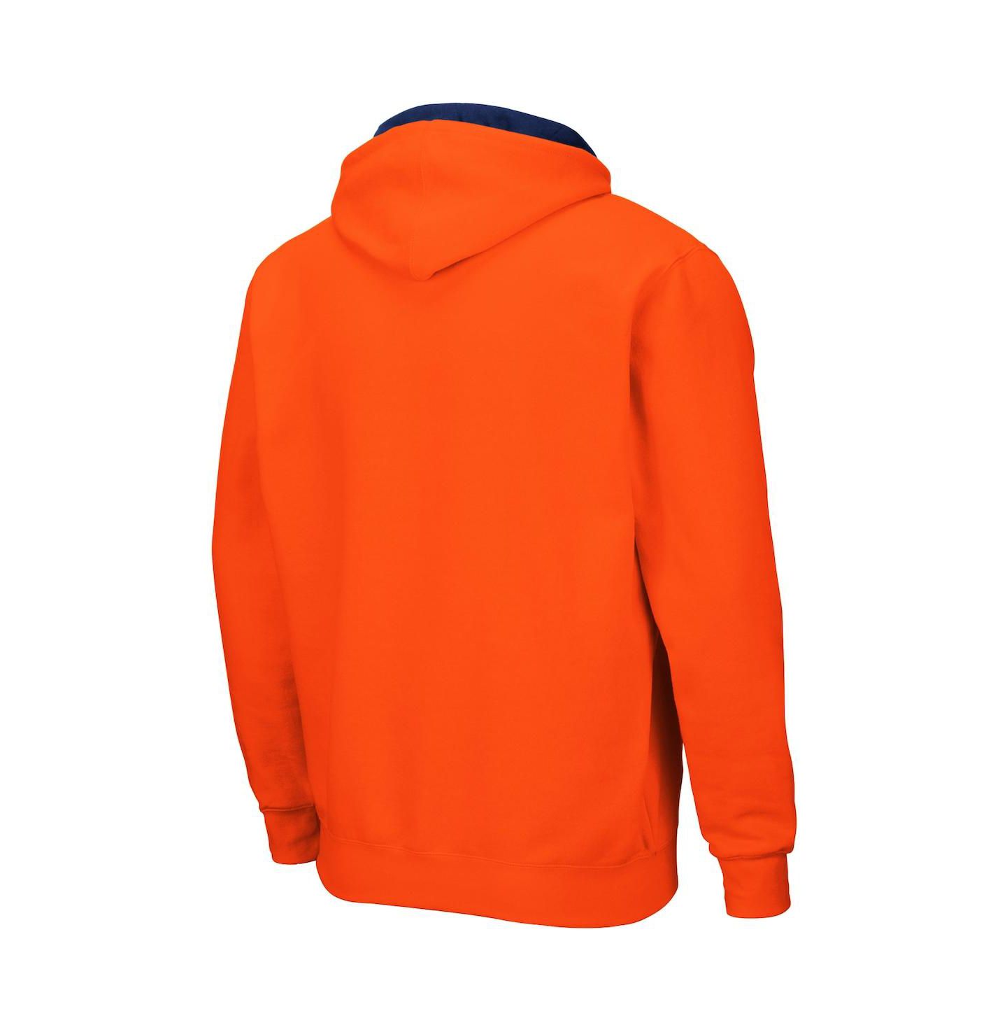 Мужское худи Colosseum Orange Auburn Tigers Arch Logo 3.0 Full-Zip — фото 4