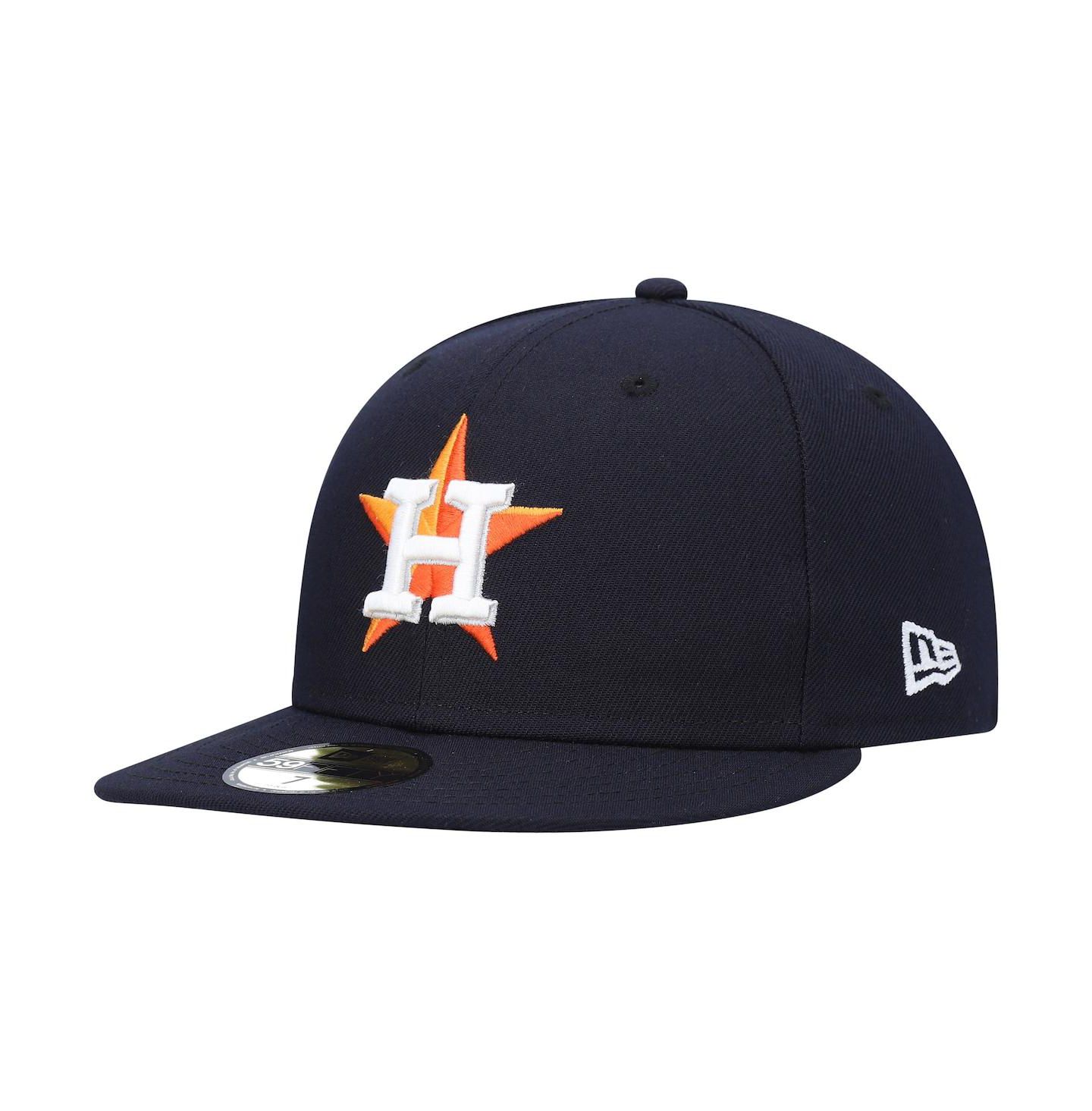 Мужская кепка New Era Navy Houston Astros 9/11 Memorial Side Patch 59Fifty Fitted Hat — фото 4