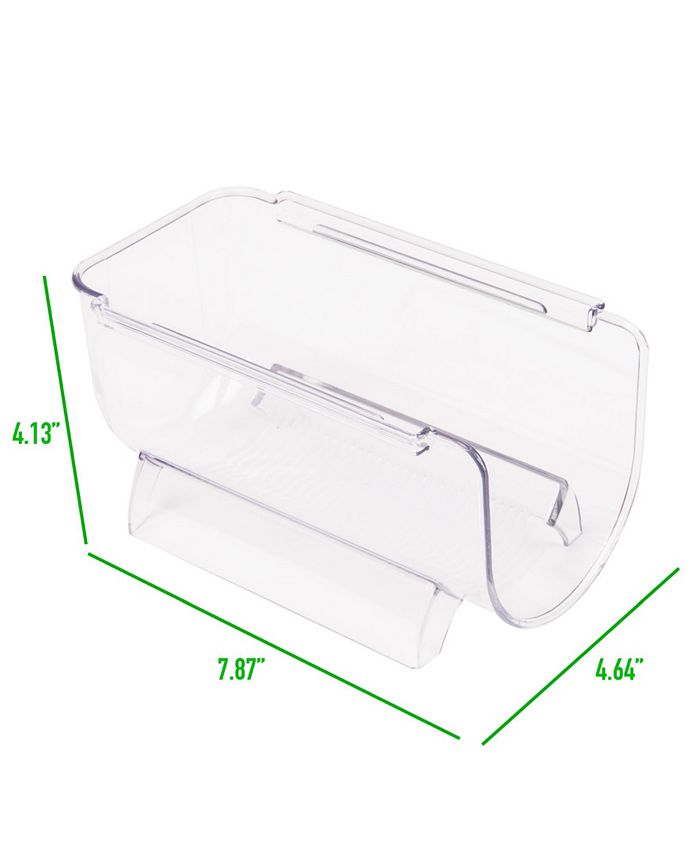 Mind Reader Large Wine Bottle Stackable Kitchen Refrigerator Bin