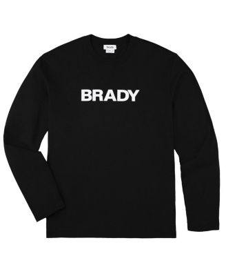 Men's Black Wordmark Long Sleeve T-shirt