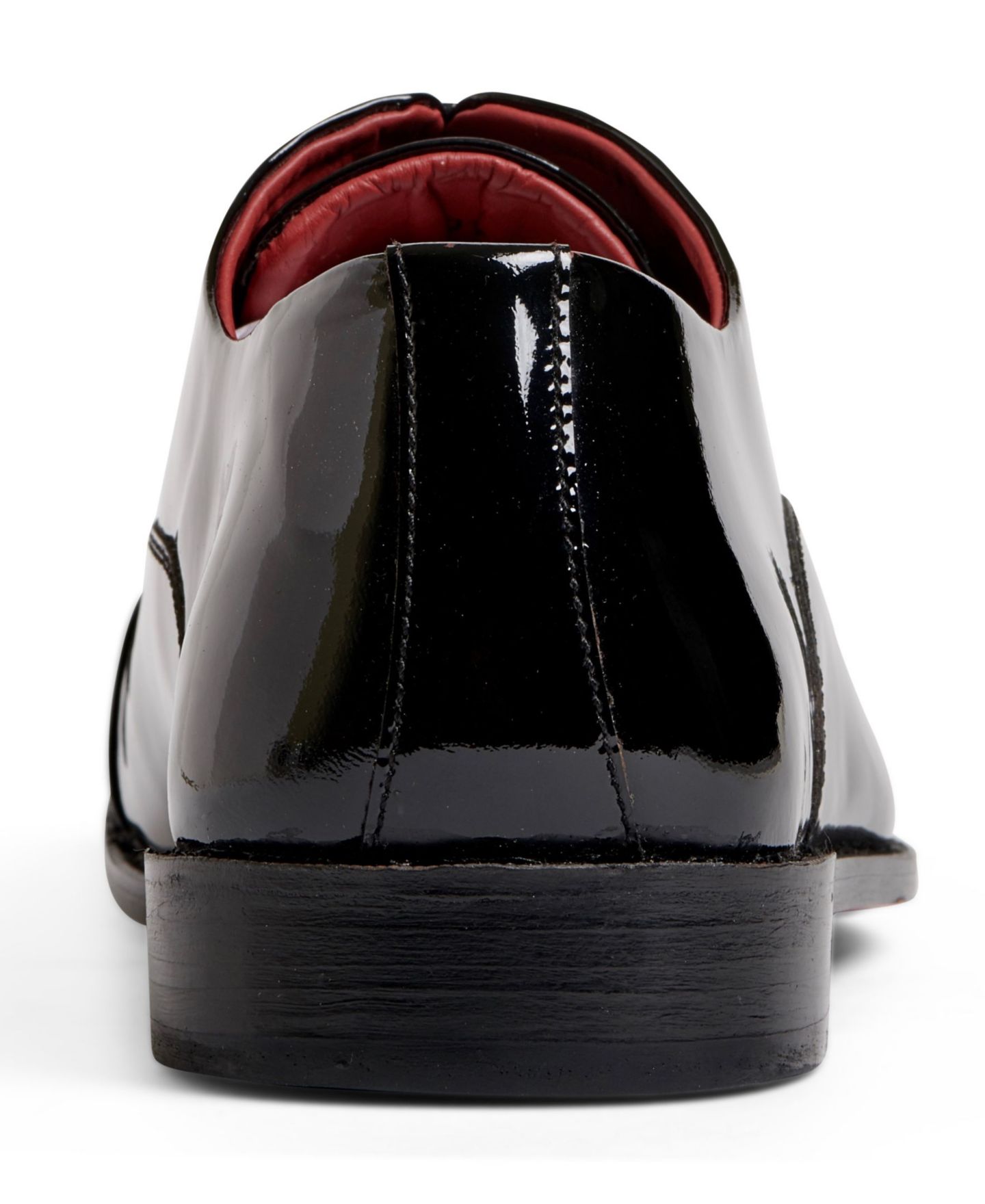 Мужские туфли Carlos by Carlos Santana Tuxedo Cap-Toe Oxford Patent Leather Dress Shoe, цвет: Чёрный — фото 5