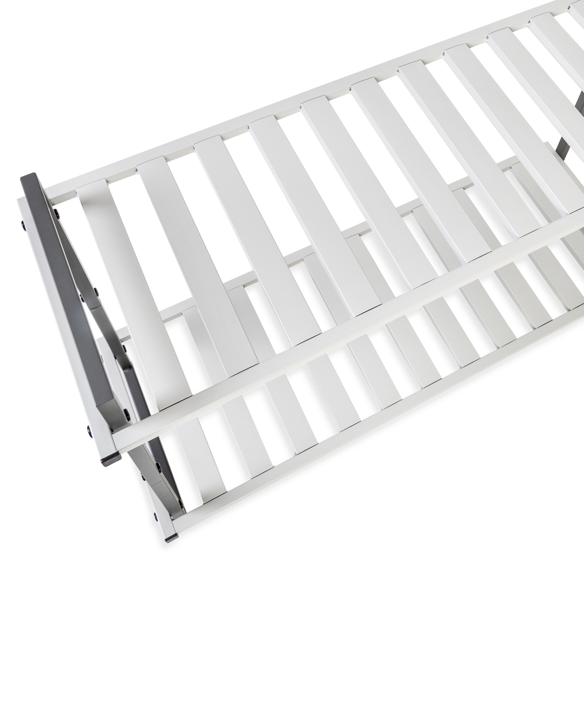 Honey Can Do 2-tier Tubular Metal Shoe Rack In Grey