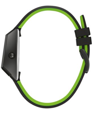 Bulova Men's Computron D-Cave Digital Black Silicone Strap Watch 31mm