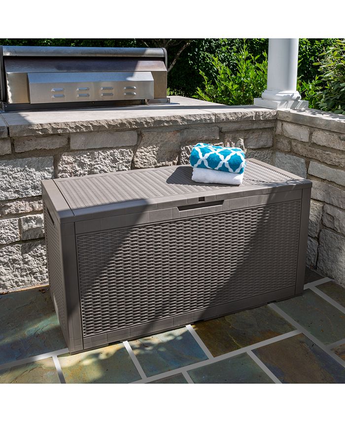Honey Can Do Large Outdoor Storage Deck Box, 100Gallon Macy's