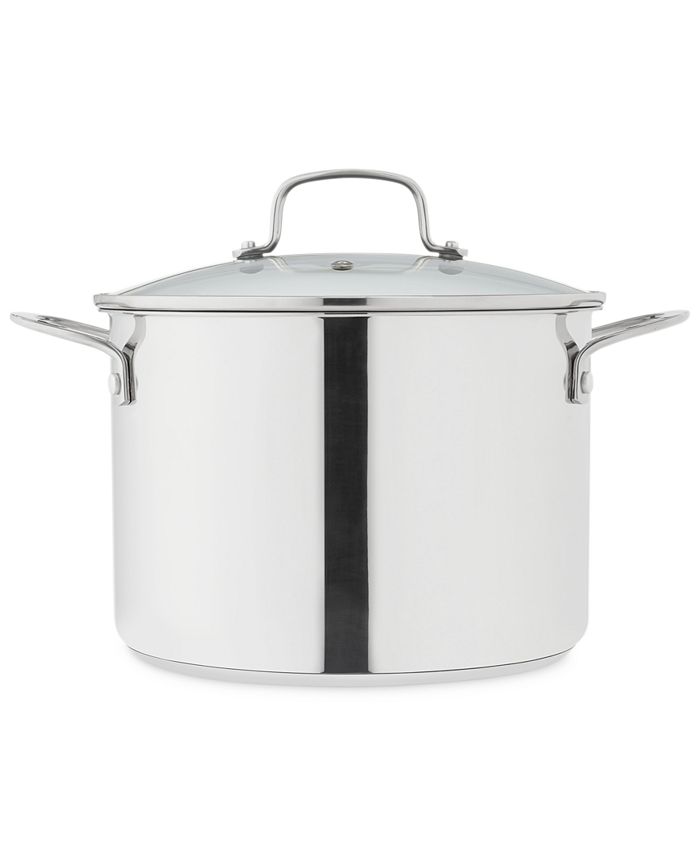The Cellar Stainless Steel 8Qt. Covered Stockpot, Created for Macy's