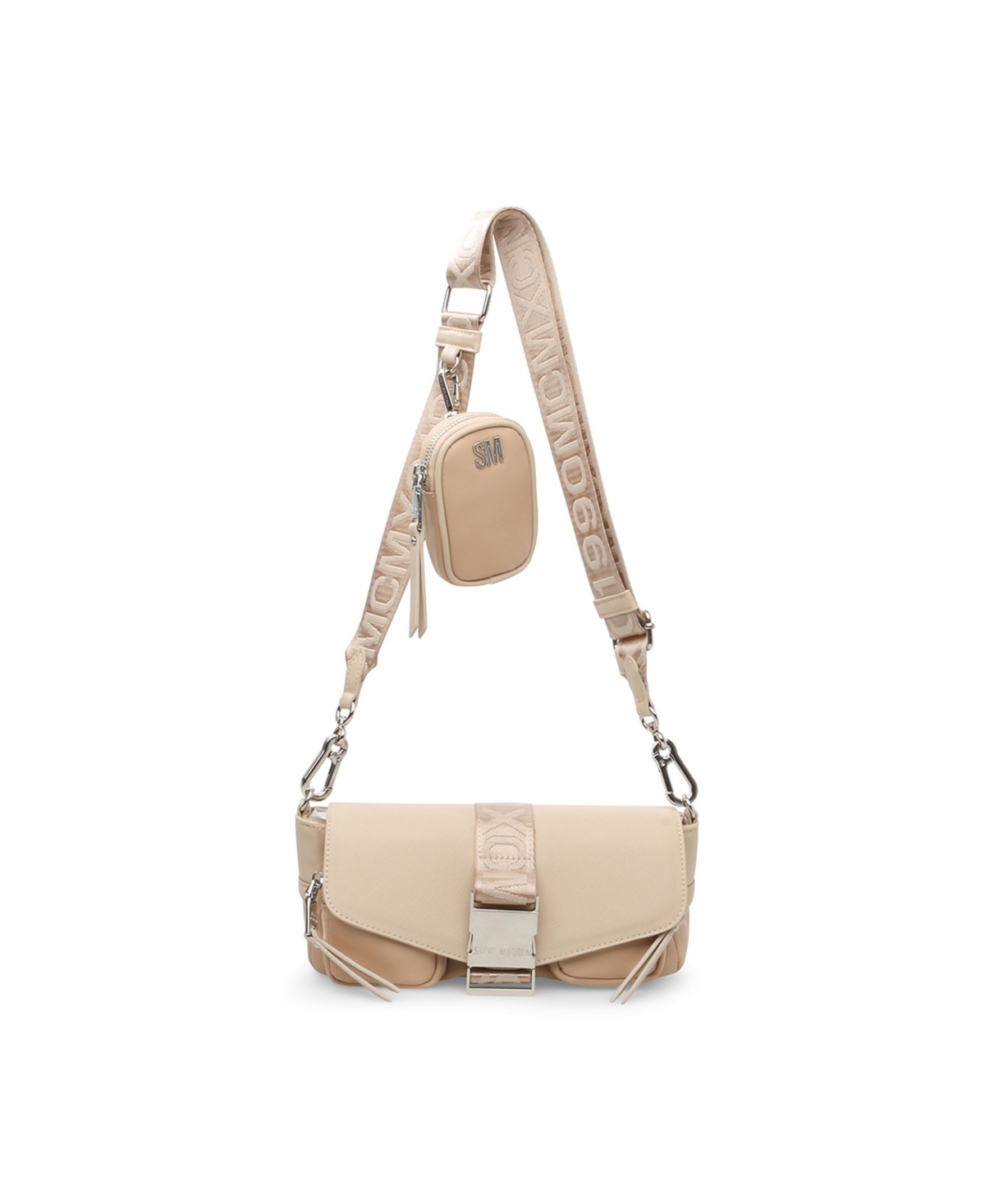 Steve Madden Women's Bmove Crossbody Bag And Removable Pouch In Khaki