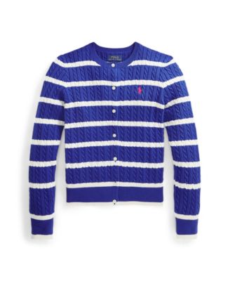 ralph lauren mini cable cardigan