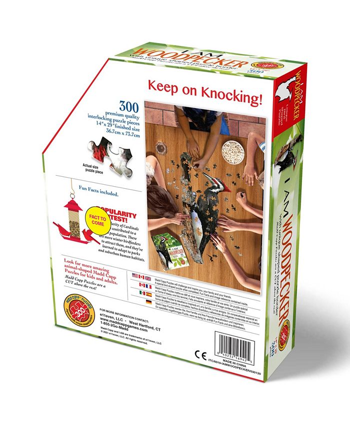 Madd Capp Games Puzzles I AM WOODPECKER Puzzle, 300 Pieces Macy's