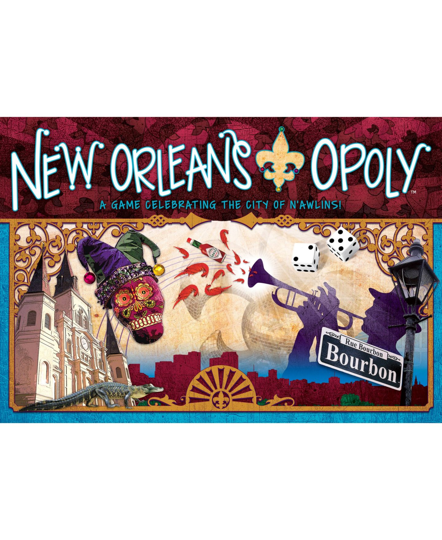 Детские игрушки Late for the Sky New Orleans-Opoly Board Game — фото 2
