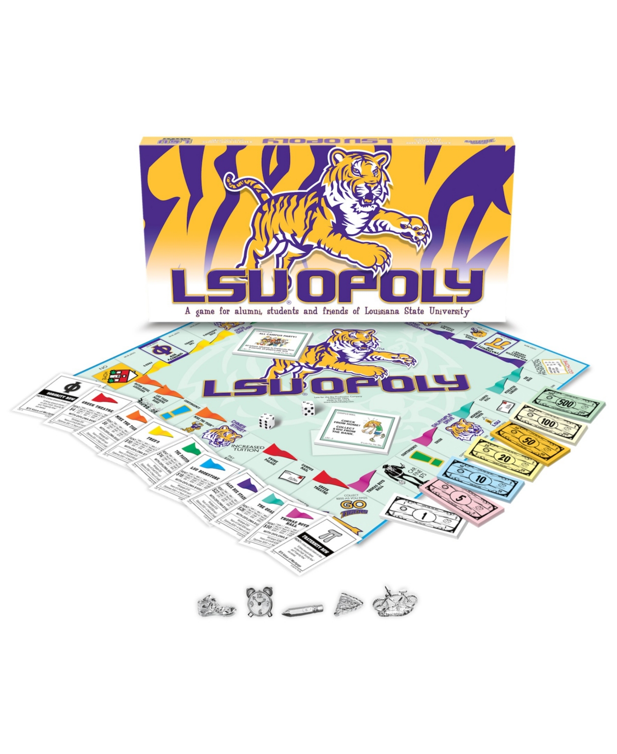 Late For The Sky Kids' Lsu-opoly Board Game In Multi
