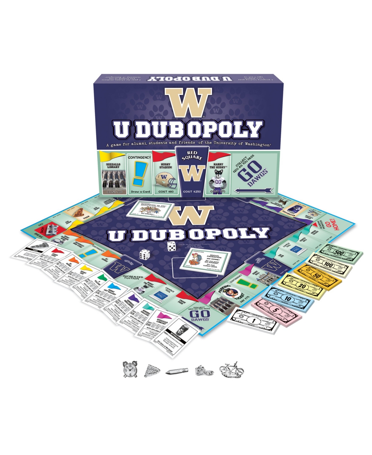 Late For The Sky Kids' Udubopoly Board Game In Multi