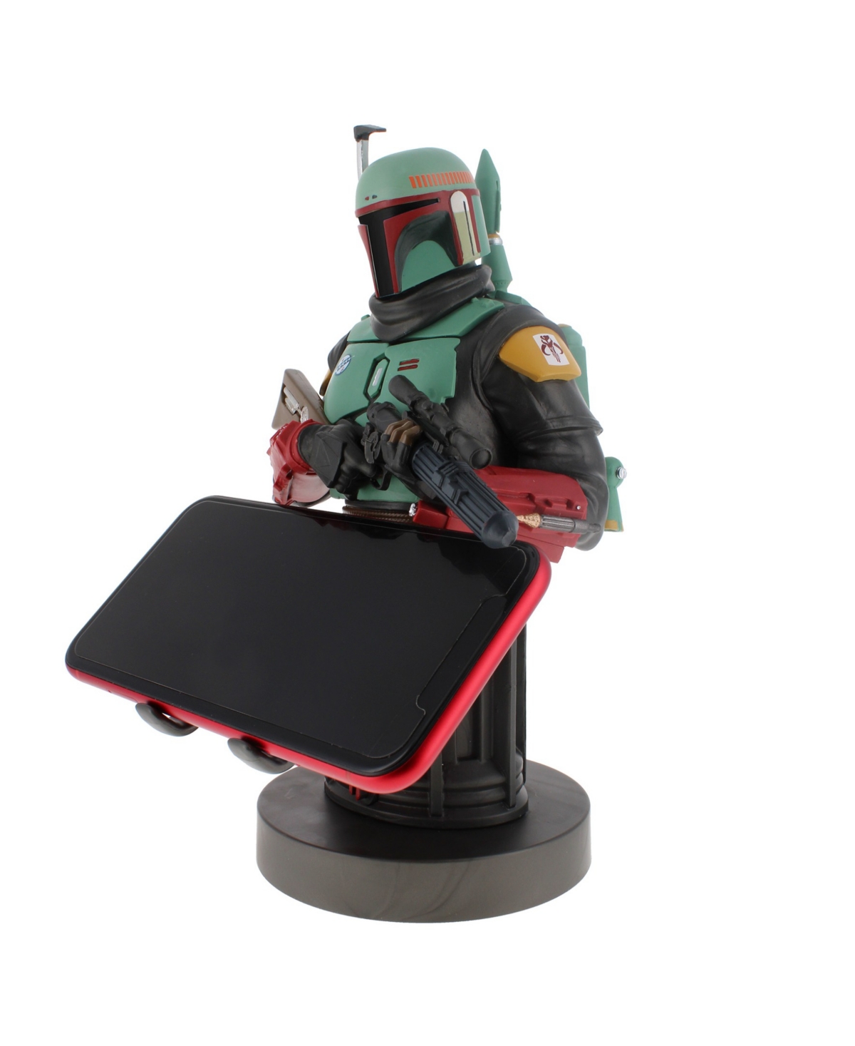 The Mandalorian Boba Fett Cable Guy Mobile Phone And Controller Holder From Exquisite Gaming In Multi