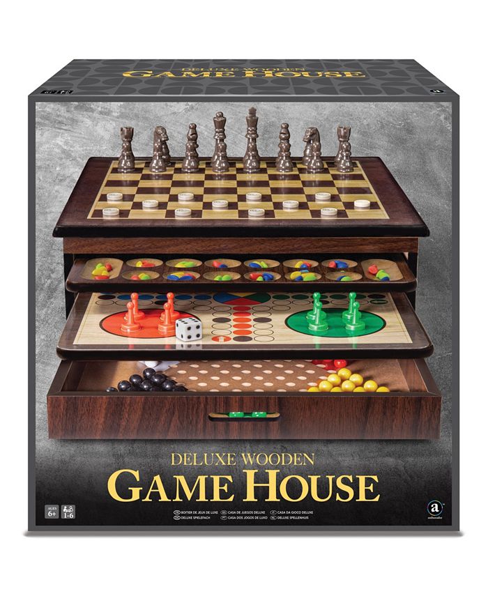 Ambassador Games Craftsman Deluxe Wooden Game House Macy's