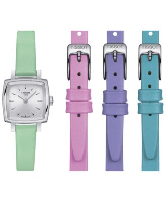 Women's Lovely Summer Interchangeable Leather Strap Watch 20mm