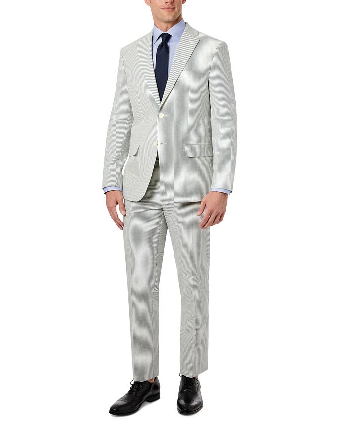 Lauren Ralph Lauren Men's Ultra-Flex Classic-Fit Seersucker Cotton Suit  Separates & Reviews - Suits & Tuxedos - Men - Macy's