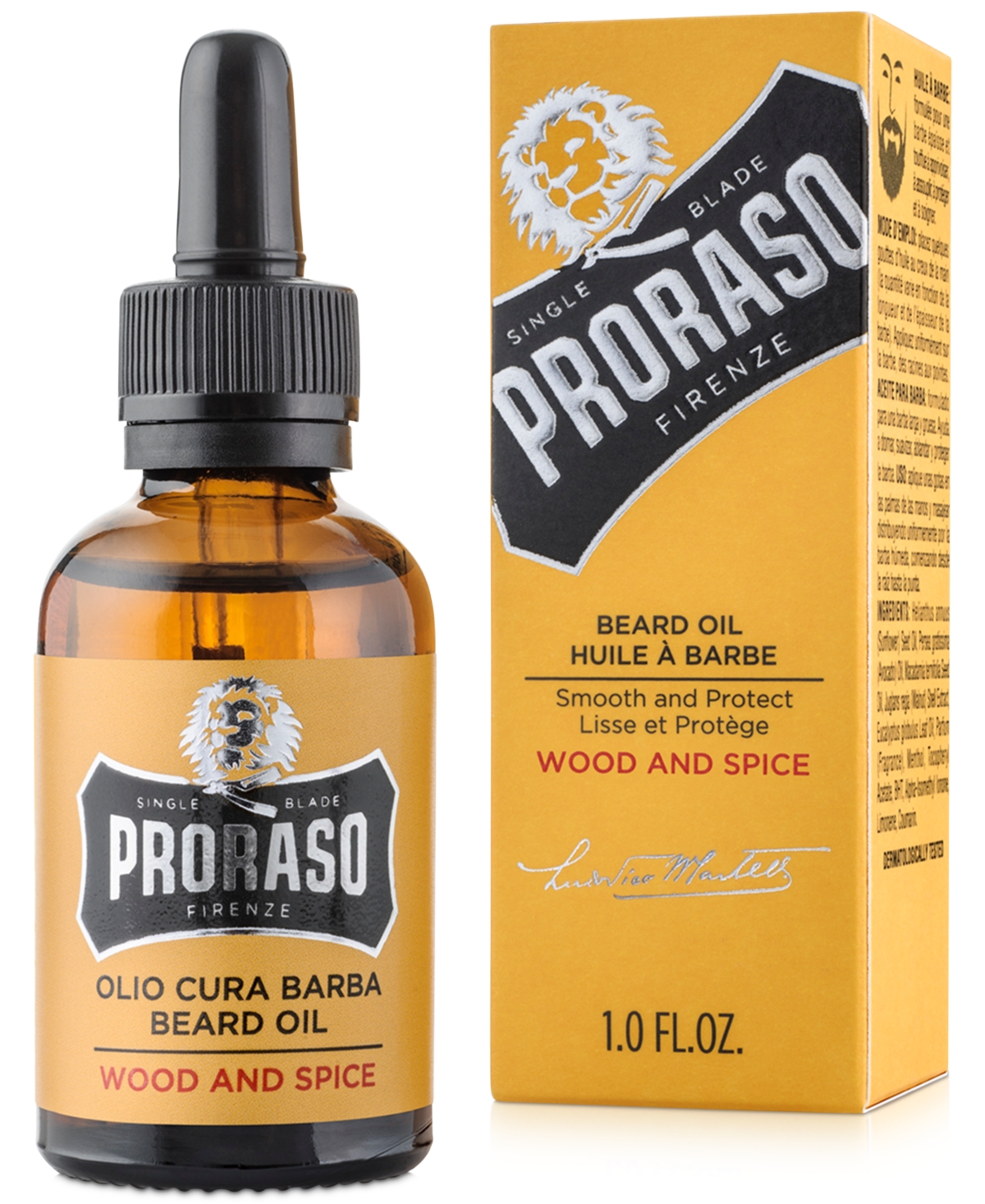 Proraso Beard Oil - Wood & Spice Scent