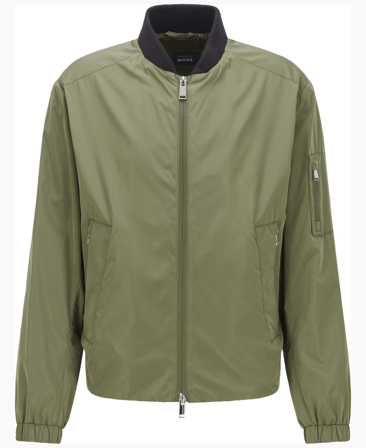 Hugo Boss Boss By  Men's Water-repellent Regular-fit Jacket In Open Green