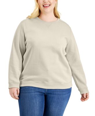 Plus Size Crewneck Sweatshirt, Created for Macy's