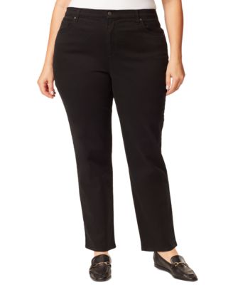 Gloria Vanderbilt Women's Plus Size Amanda Short-Length Jeans & Reviews -  Jeans - Plus Sizes - Macy's