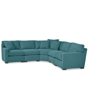 FURNITURE RADLEY FABRIC 5-PIECE SECTIONAL SOFA, CREATED FOR MACY'S