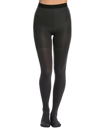 SPANX Takes Off` Patterned Shaping Tights Den Black, Size C
