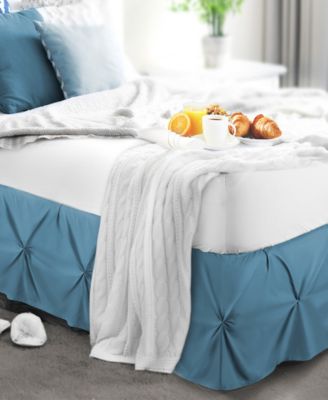 Bedding 14" Tailored Pinch Pleated Bedskirt, Full