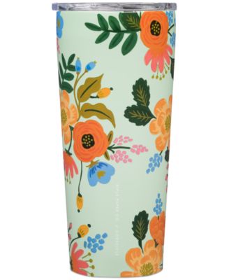 Corkcicle - Rifle Paper Co. Gloss Mint Lively Floral Tumbler
