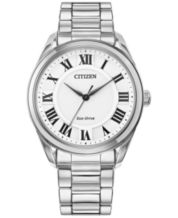 Citizen watch hotsell white face
