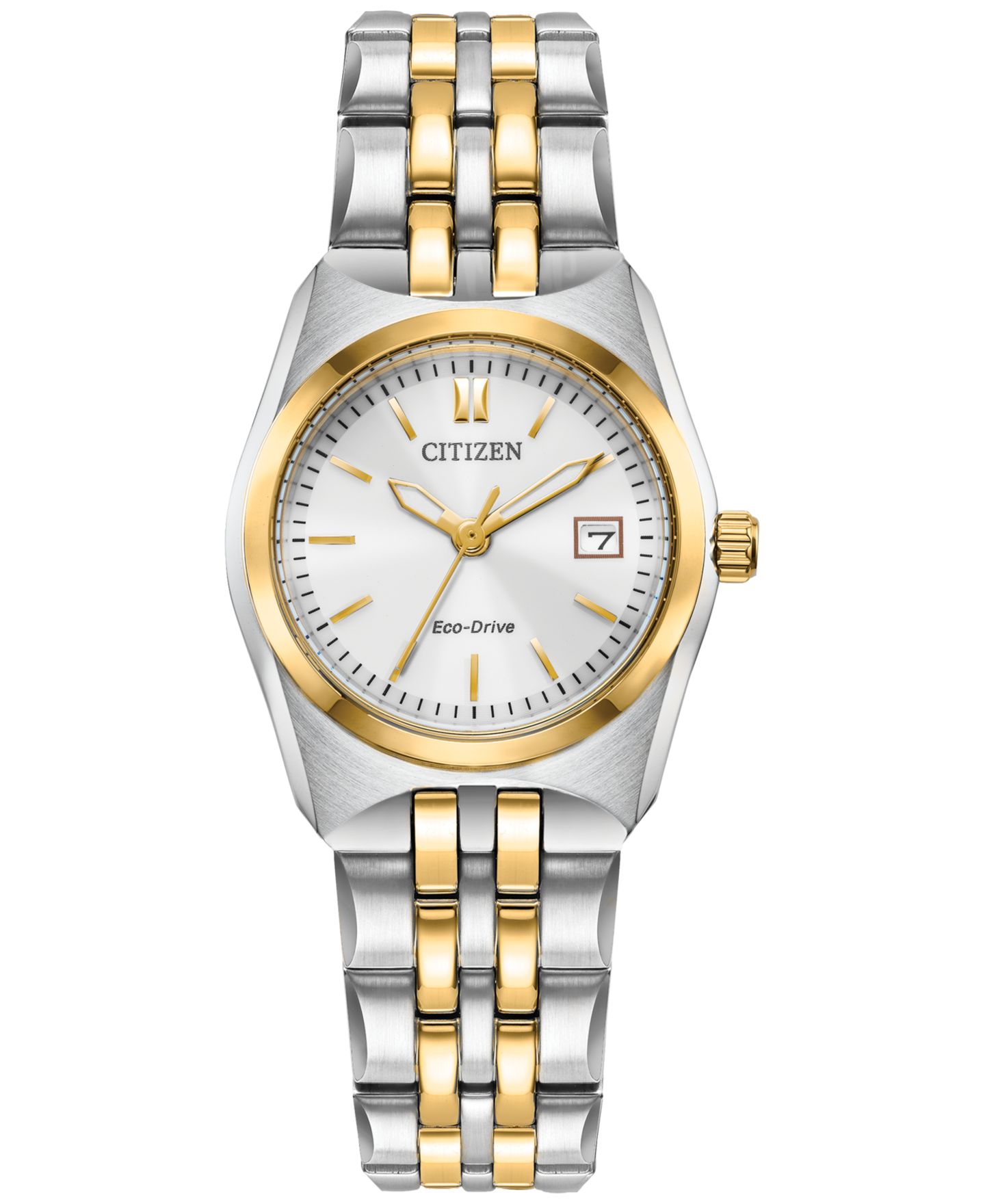 Женские часы Citizen Eco-Drive Corso Two-Tone Stainless Steel Bracelet Watch 28mm — фото 1