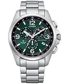 Eco-Drive Men's Chronograph Promaster Land Stainless Steel Bracelet Watch 45mm