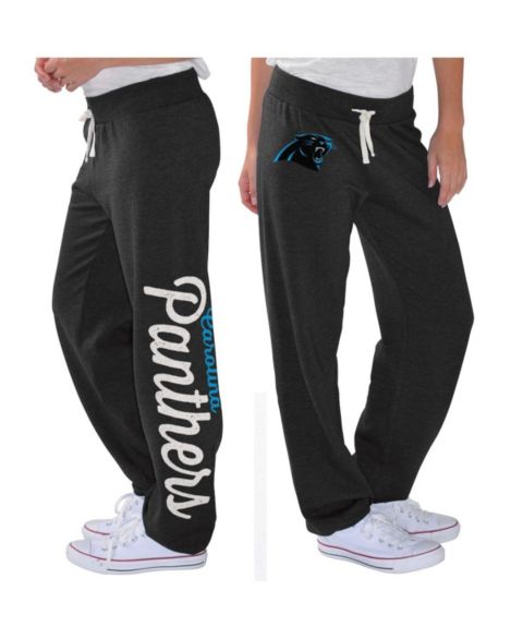 Женские брюки G-III 4Her by Carl Banks Black Carolina Panthers Scrimmage Fleece