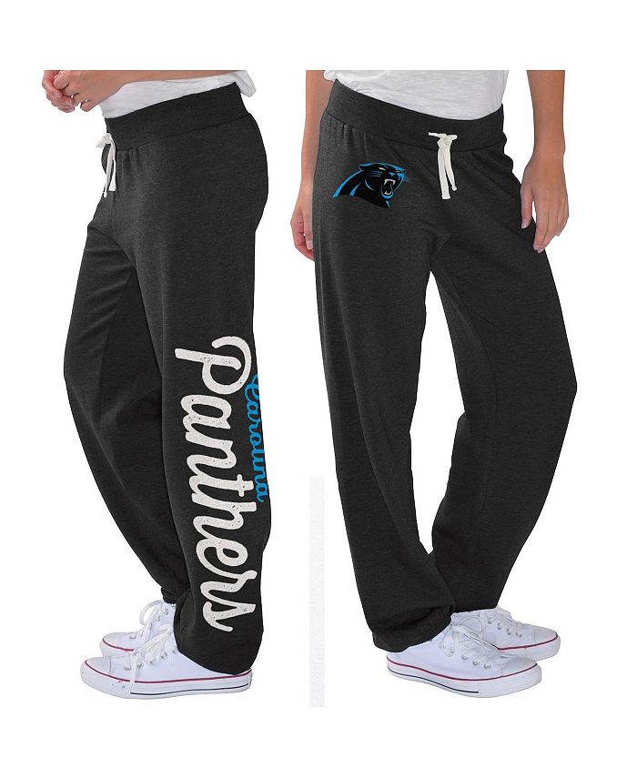 G Iii 4her By Carl Banks Womens Black Carolina Panthers Scrimmage Fleece Pants Macys 