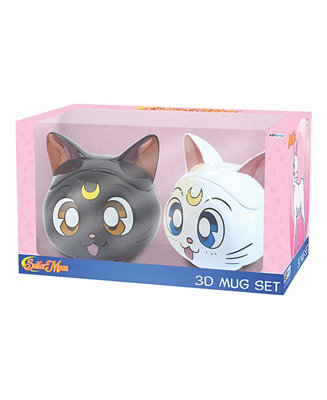 ABYSTYLE Sailor Moon Luna Artemis 3D Mug Gift Set, 2 Piece & Reviews - Home - Macy's