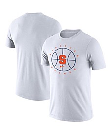 Men's White Syracuse Orange Basketball Icon Legend Performance T-shirt