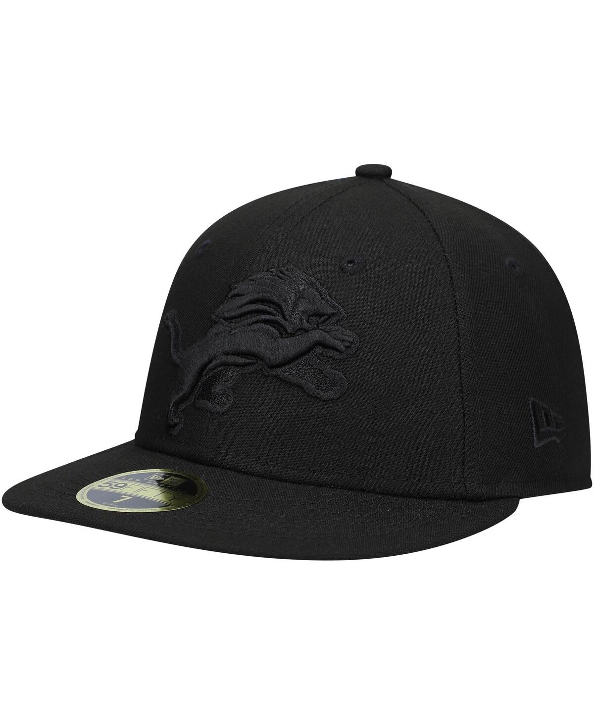Men's New EraDetroit LionsOnLow Profile 59Fifty Ii Fitted Hat - Black
