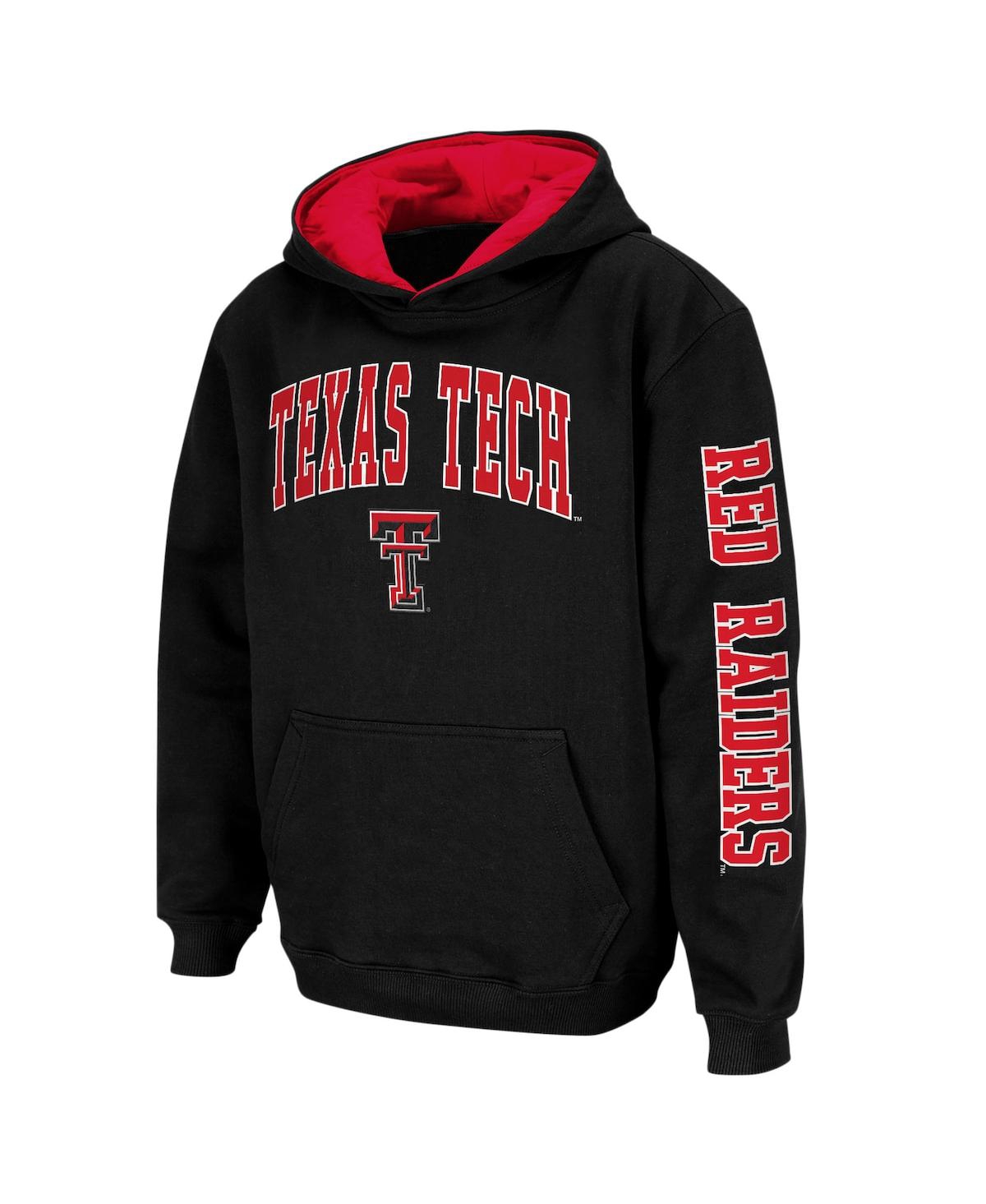 Big Boys ColosseumTexas Tech Red Raiders 2-Hit Team Pullover Hoodie - Black