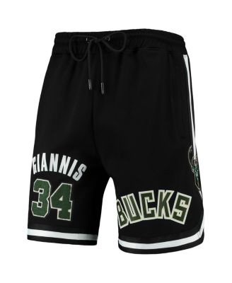 Men's Giannis Antetokounmpo Black Milwaukee Bucks Player Replica Shorts
