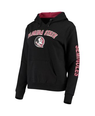 Women's Black Florida State Seminoles Loud and Proud Pullover Hoodie
